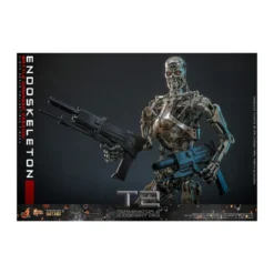 Hot Toys - Terminator 2: Judgment Day MMS 1/6 - Endoskeleton (Battle Damaged Version) Die cast MMS840D77