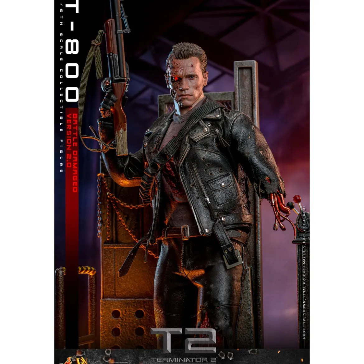 Hot Toys - Terminator 2: Judgment Day MMS 1/6 - Battle Damaged T-800 V2.0