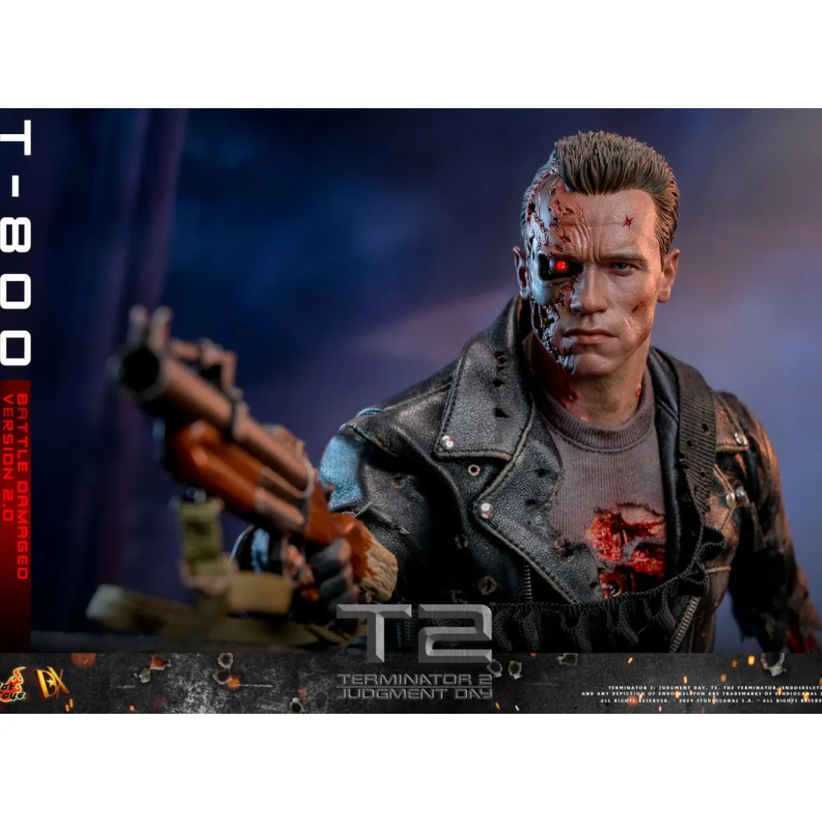 Hot Toys - Terminator 2: Judgment Day MMS 1/6 - Battle Damaged T-800 V2.0
