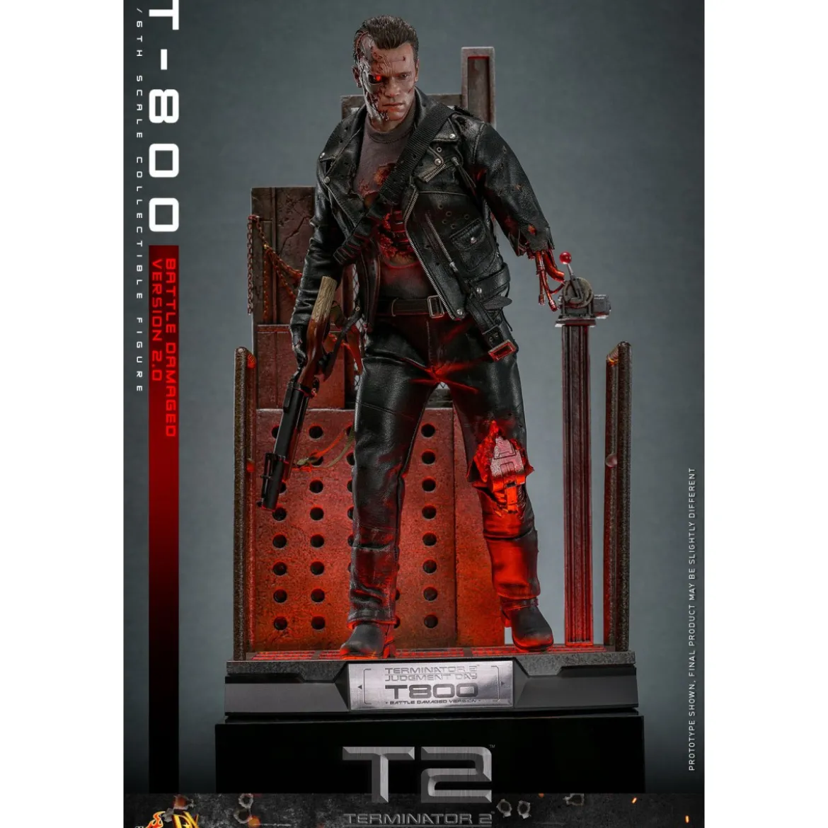 Hot Toys - Terminator 2: Judgment Day MMS 1/6 - Battle Damaged T-800 V2.0