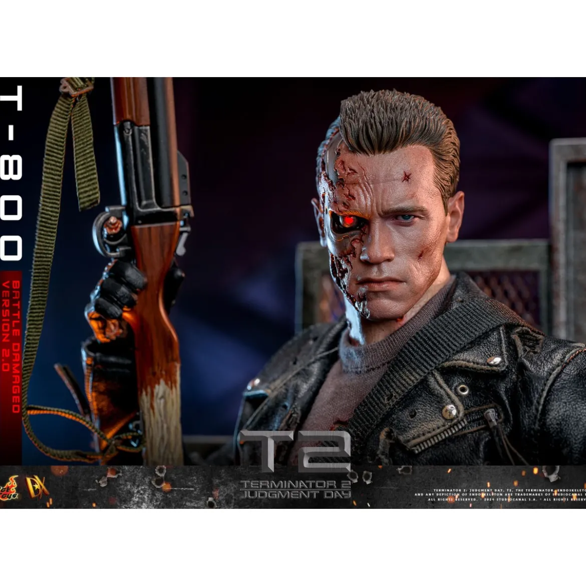 Hot Toys - Terminator 2: Judgment Day MMS 1/6 - Battle Damaged T-800 V2.0