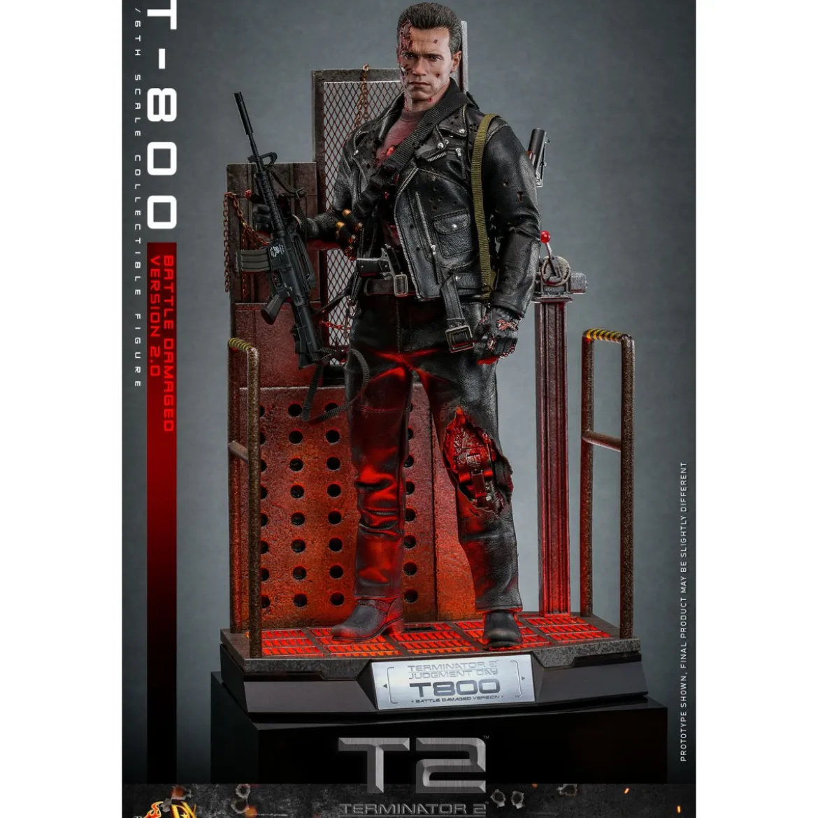 Hot Toys - Terminator 2: Judgment Day MMS 1/6 - Battle Damaged T-800 V2.0