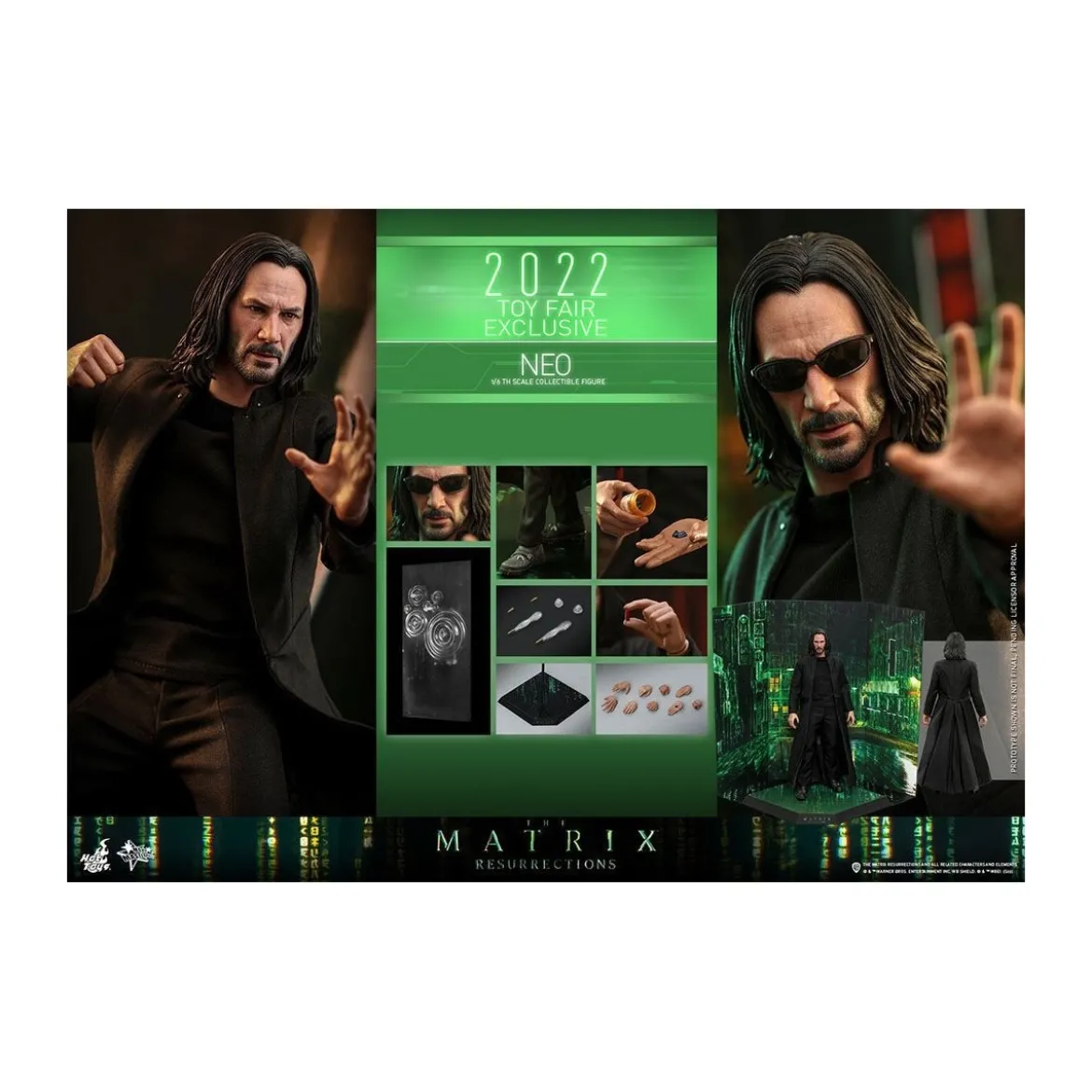 Hot Toys - The Matrix Resurrections figurine 1/6 Neo Toy Fair Exclusive 2022