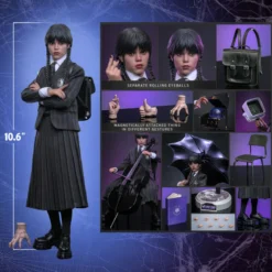 Hot Toys - Wednesday TV Figurine Mercredi 1/6 TMS135