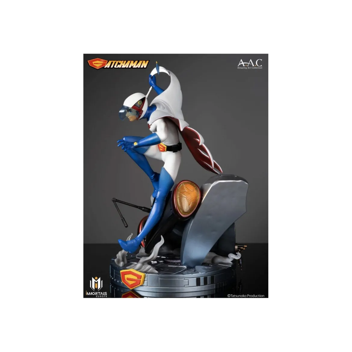Immortals Collectibles Gatachman - Ken The Eagle The Leader Of The Science Ninja Team - Amazing Art Collection 1/7