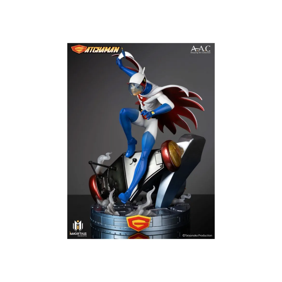 Immortals Collectibles Gatachman - Ken The Eagle The Leader Of The Science Ninja Team - Amazing Art Collection 1/7