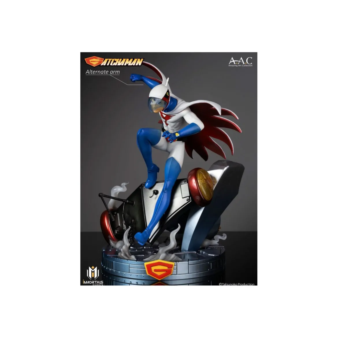 Immortals Collectibles Gatachman - Ken The Eagle The Leader Of The Science Ninja Team - Amazing Art Collection 1/7