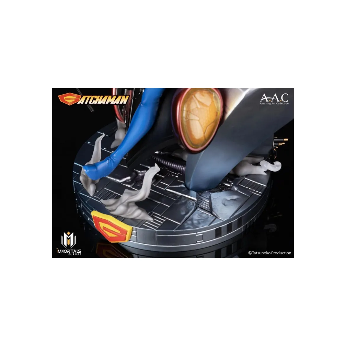 Immortals Collectibles Gatachman - Ken The Eagle The Leader Of The Science Ninja Team - Amazing Art Collection 1/7
