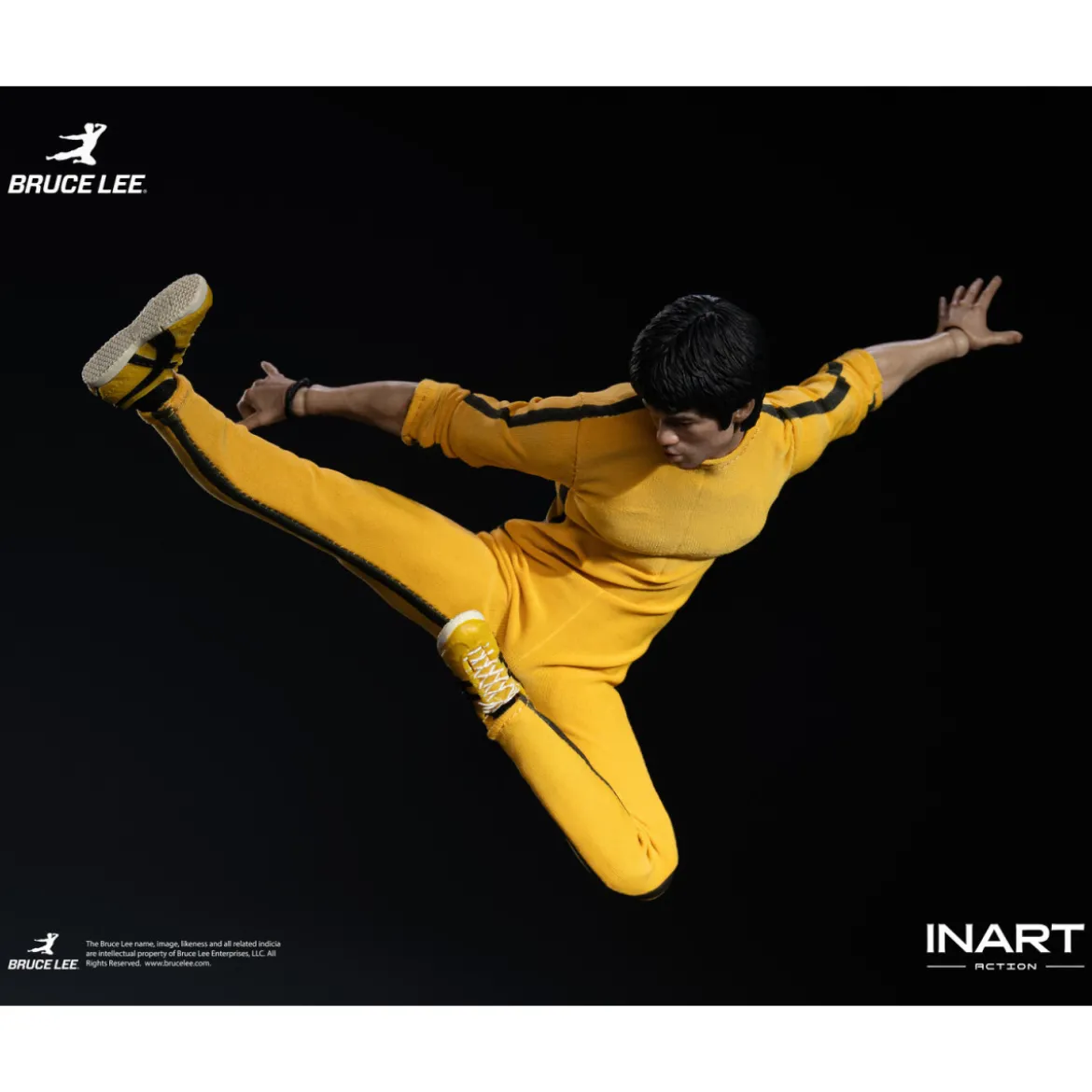 INART - Bruce Lee (Yellow Jumpsuit) 1/12 Action Figure - Le Jeu de la Mort