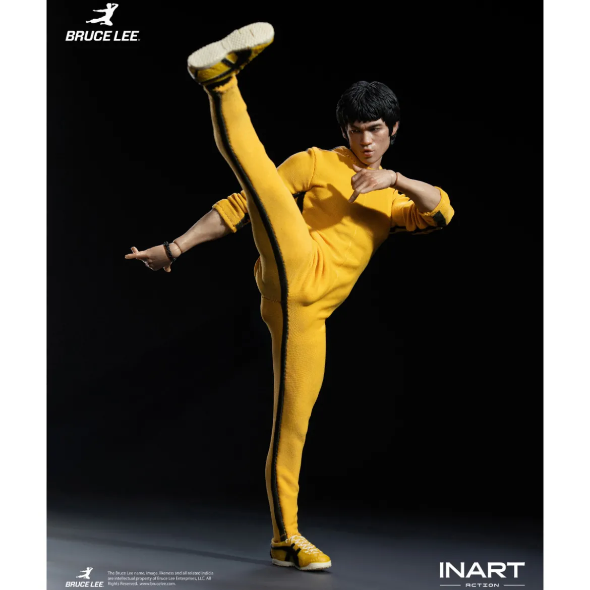INART - Bruce Lee (Yellow Jumpsuit) 1/12 Action Figure - Le Jeu de la Mort