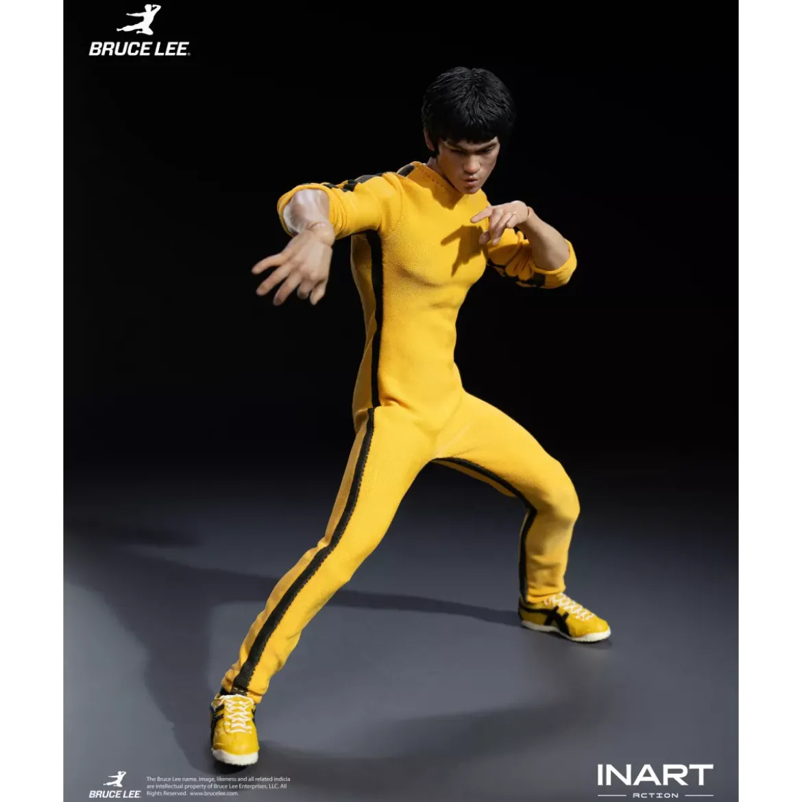 INART - Bruce Lee (Yellow Jumpsuit) 1/12 Action Figure - Le Jeu de la Mort