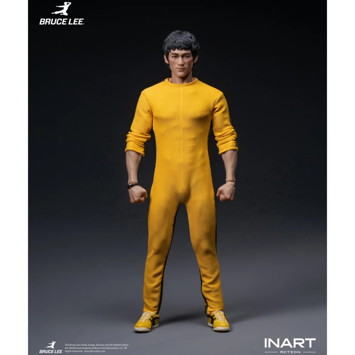 INART - Bruce Lee (Yellow Jumpsuit) 1/12 Action Figure - Le Jeu de la Mort