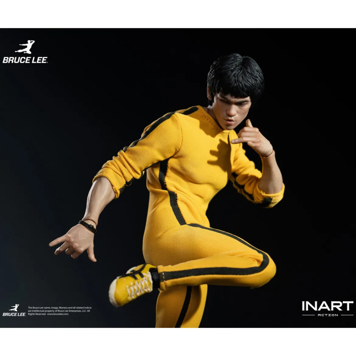 INART - Bruce Lee (Yellow Jumpsuit) 1/12 Action Figure - Le Jeu de la Mort