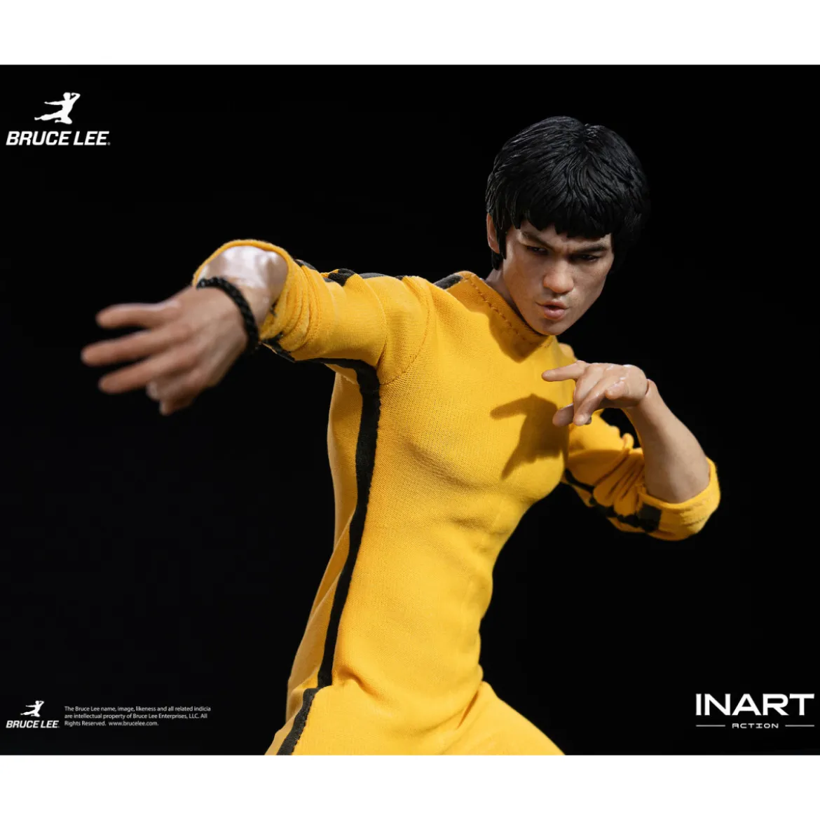 INART - Bruce Lee (Yellow Jumpsuit) 1/12 Action Figure - Le Jeu de la Mort
