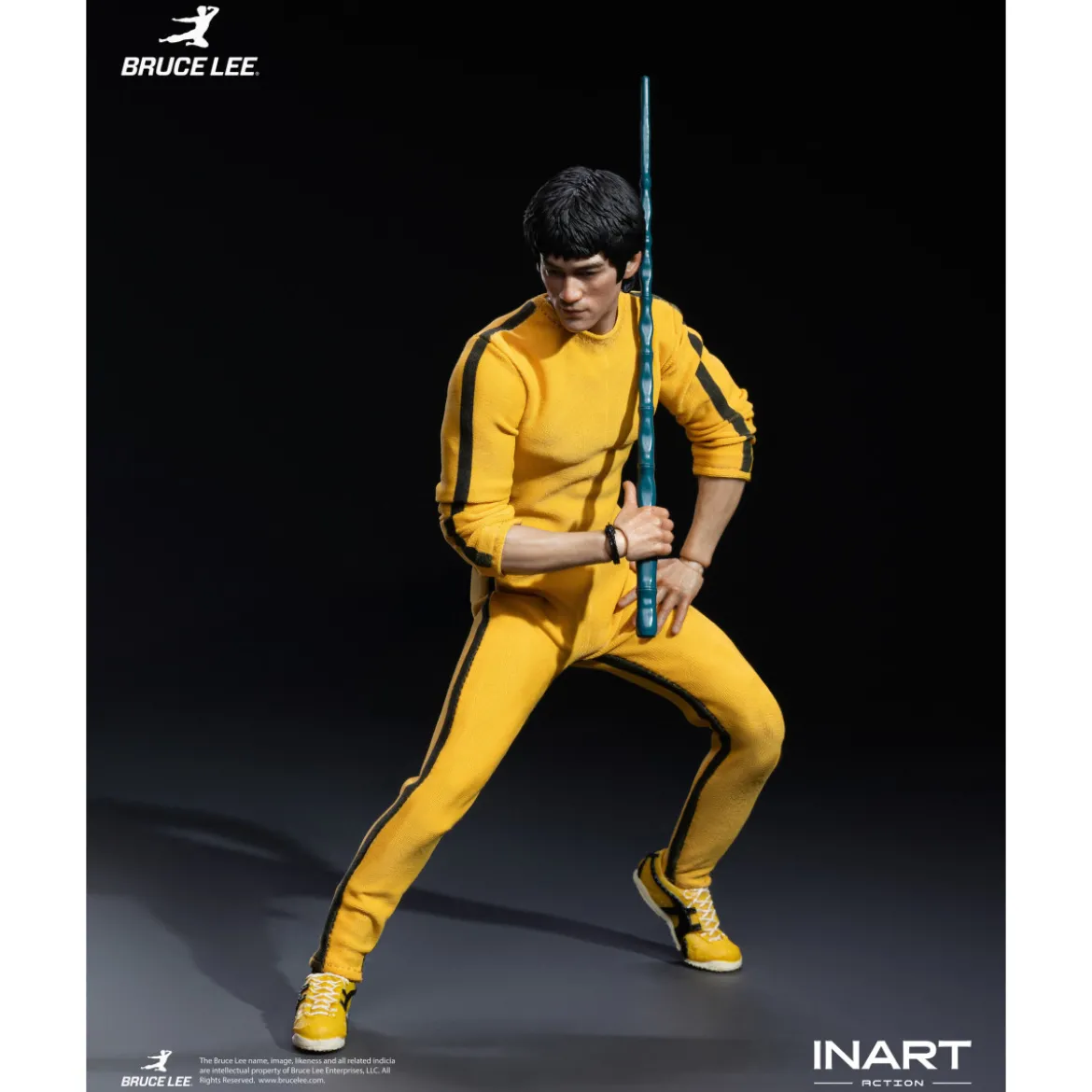 INART - Bruce Lee (Yellow Jumpsuit) 1/12 Action Figure - Le Jeu de la Mort
