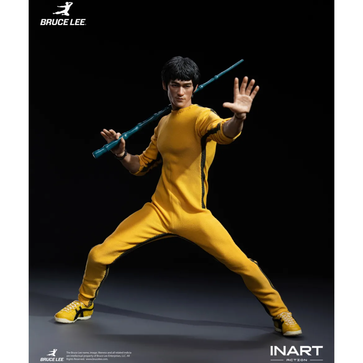 INART - Bruce Lee (Yellow Jumpsuit) 1/12 Action Figure - Le Jeu de la Mort