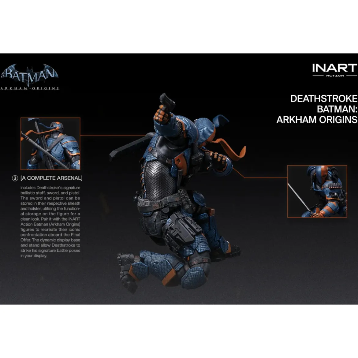 INART - Deathstroke - Batman: Arkham Origins 1/12 Scale Figure