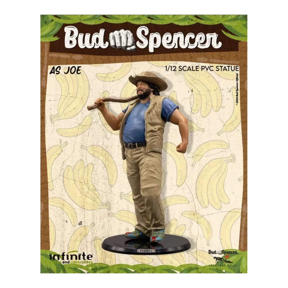 Infinite - Bud Spencer as Joe 1/12 pvc Statue - Banana Joe