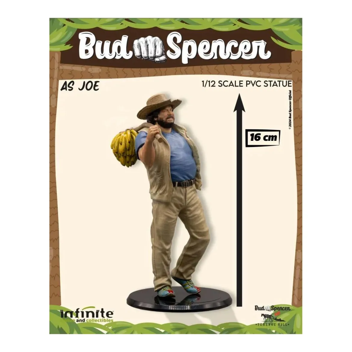 Infinite - Bud Spencer as Joe 1/12 pvc Statue - Banana Joe