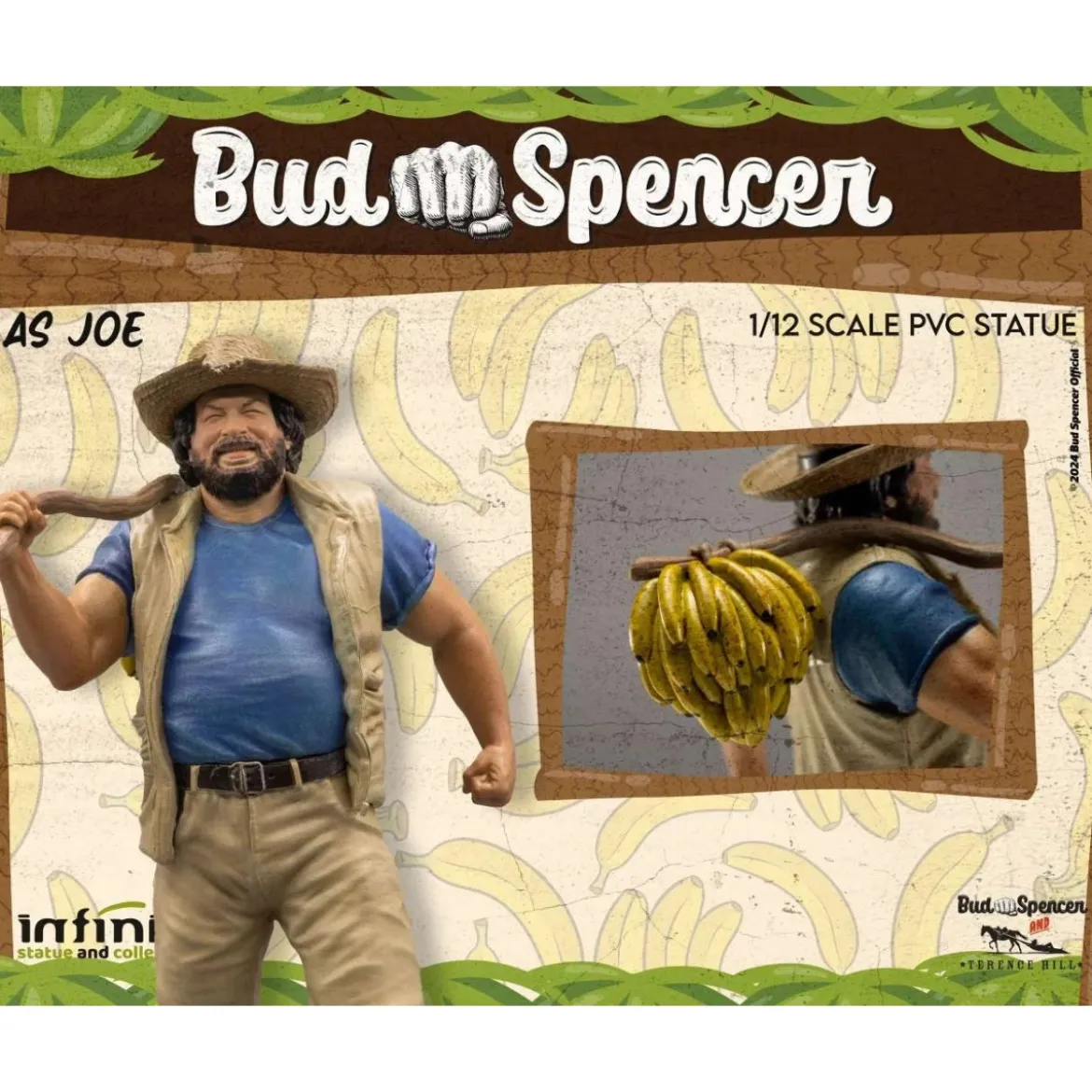Infinite - Bud Spencer as Joe 1/12 pvc Statue - Banana Joe