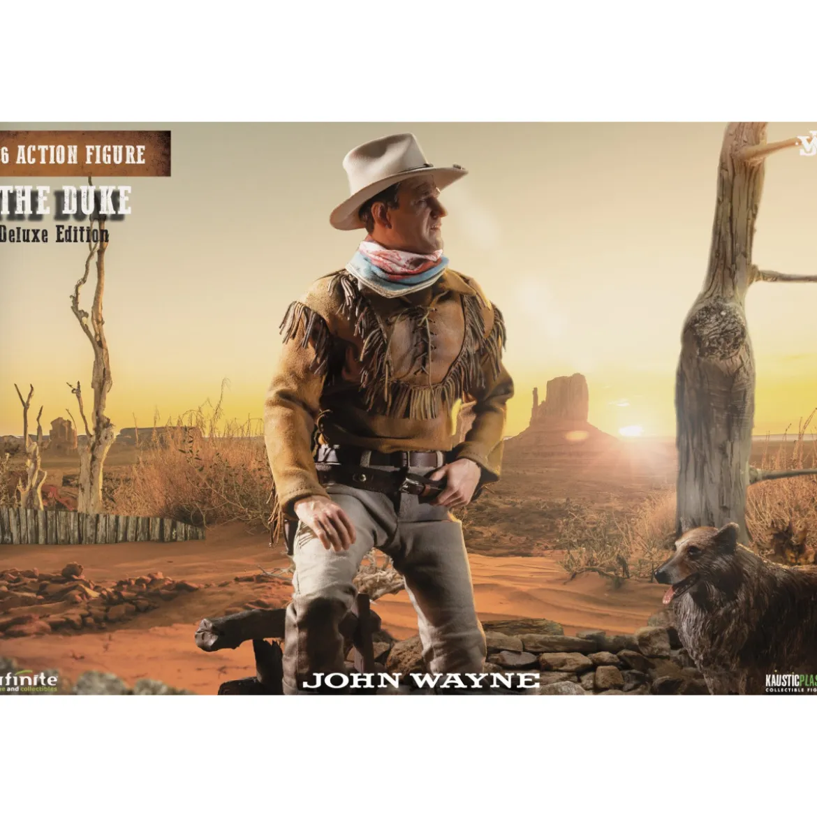 Infinite Statue X Kaustic Plastik - John Wayne The Duke Deluxe Edition 1/6