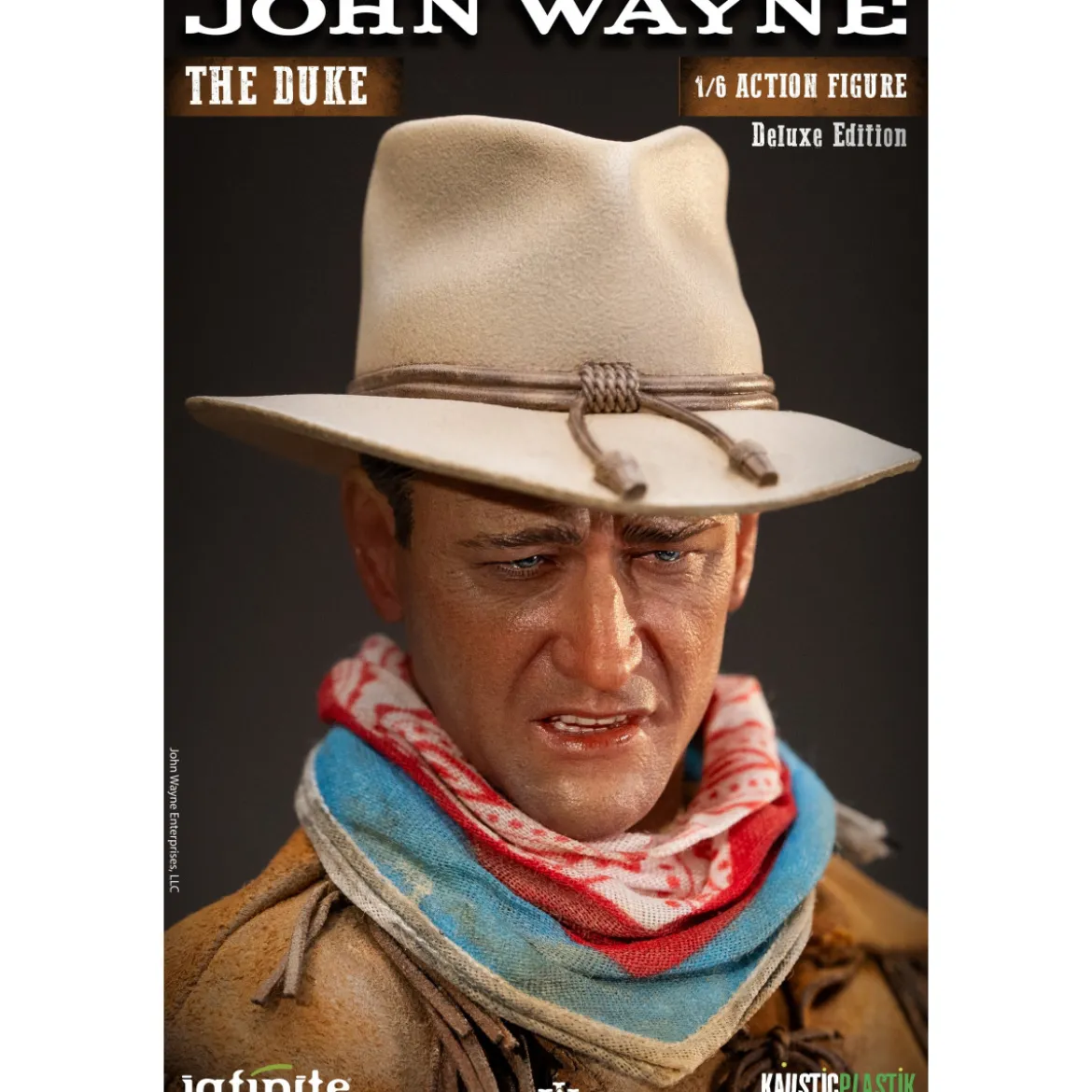 Infinite Statue X Kaustic Plastik - John Wayne The Duke Deluxe Edition 1/6