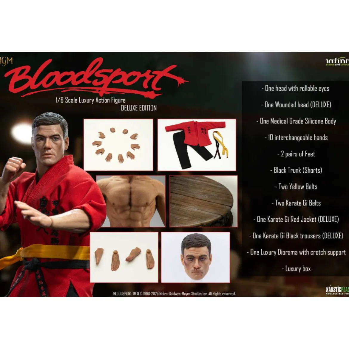 Infinite Statue X Kaustic Plastik - Frank Dux Deluxe 1/6 -Bloodsport