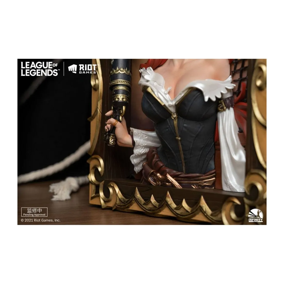 Infinity Studio - Cadre 3D The Bounty Hunter Miss Fortune - League of Legends