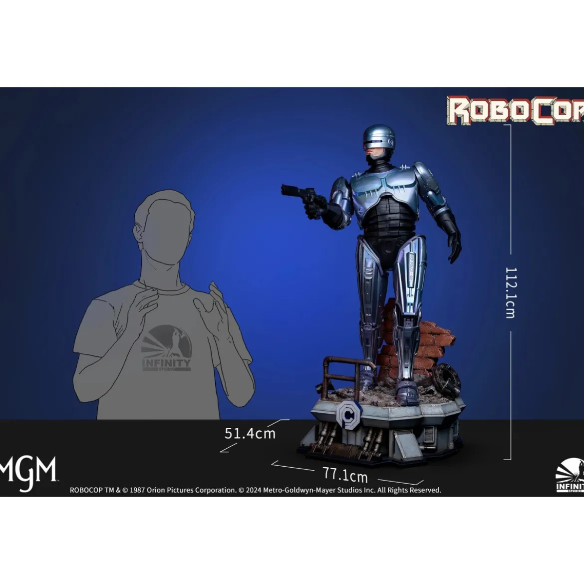 Infinity Studio - Robocop 1/2 Scale Statue Premium Version