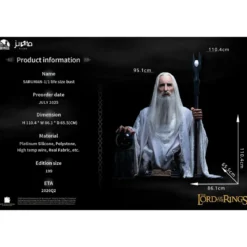 INFINITY STUDIO - SARUMAN - Buste 1/1 Lord of the Rings - Saroumane