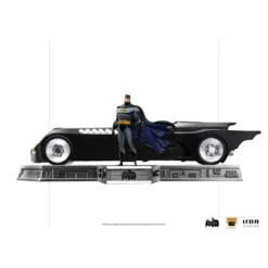 Iron Studios - Batman & Batmobile Deluxe - Batman The Animated Serie 1/10 DX Art Scale