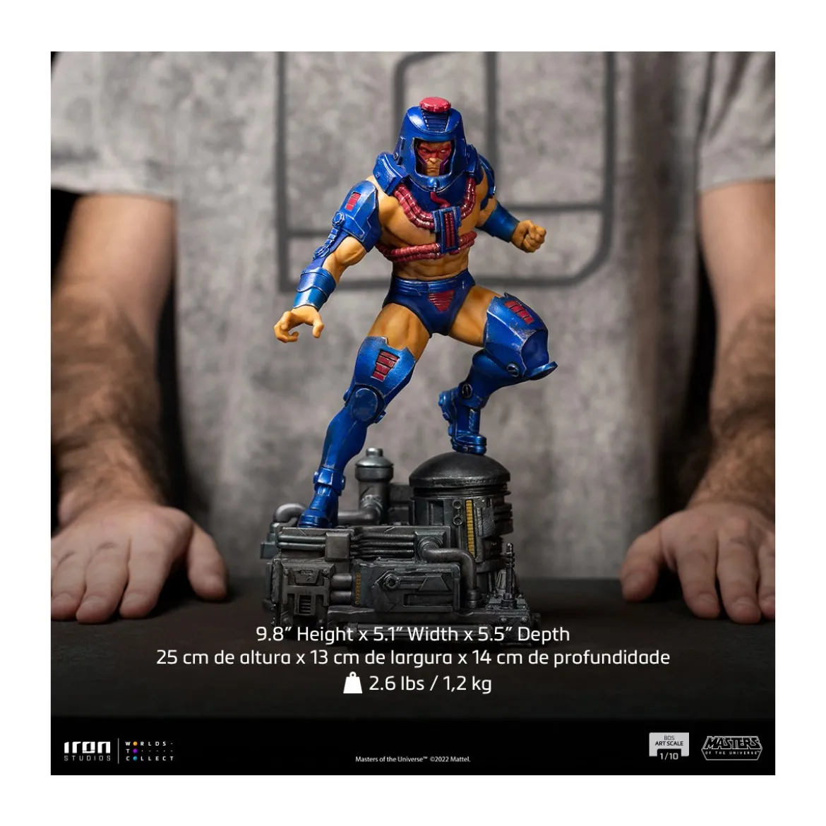 Iron Studios - BDS Art Scale 1/10 - Man-E-Face - Masters of the Universe - Les Maitres de l'Univers
