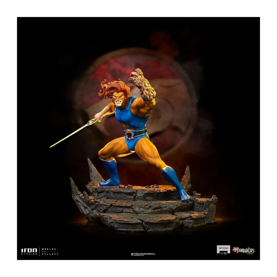 Iron Studios - BDS Art Scale 1/10 - Thundercats - Lion-O Battle Version - Starlion - Cosmocats