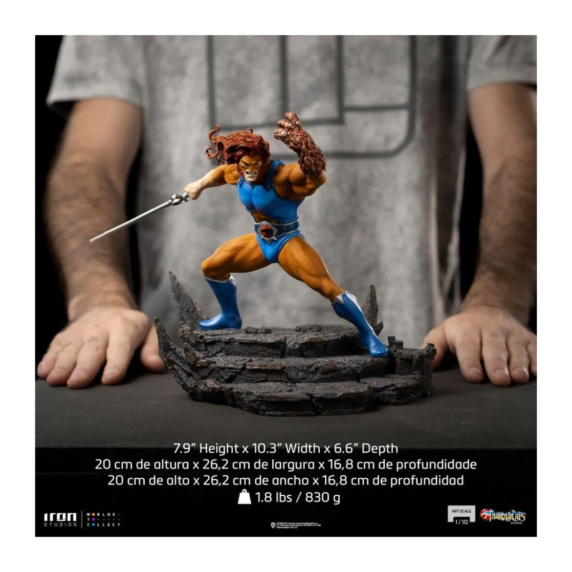 Iron Studios - BDS Art Scale 1/10 - Thundercats - Lion-O Battle Version - Starlion - Cosmocats