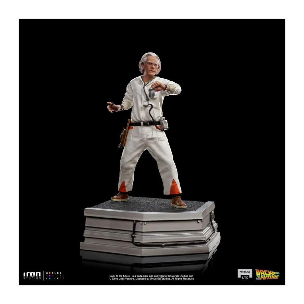 Iron Studios - BTTF - Doc Brown Back to the Future - BDS Art Scale