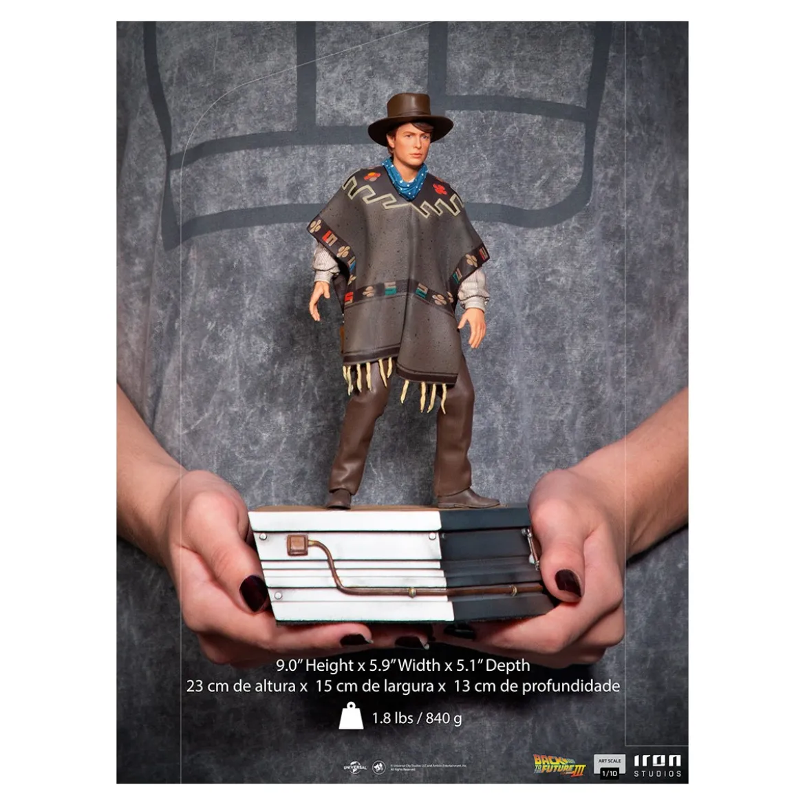 Iron Studios - BTTF 3 - Marty McFly Back to the Future Part III - BDS Art Scale