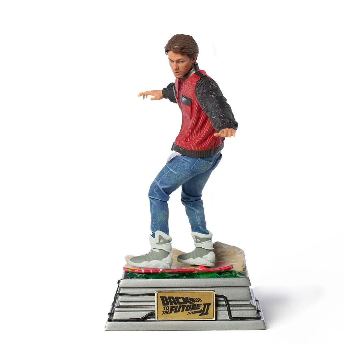 Iron Studios - BTTF 2 - Marty McFly sur Hoverboard Back to the Future Part II