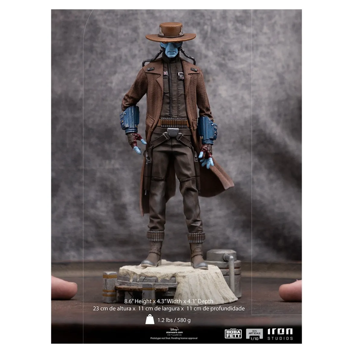 IRON STUDIOS - Cad Bane BDS Art Scale 1/10 - Star Wars The Book of Boba Fett