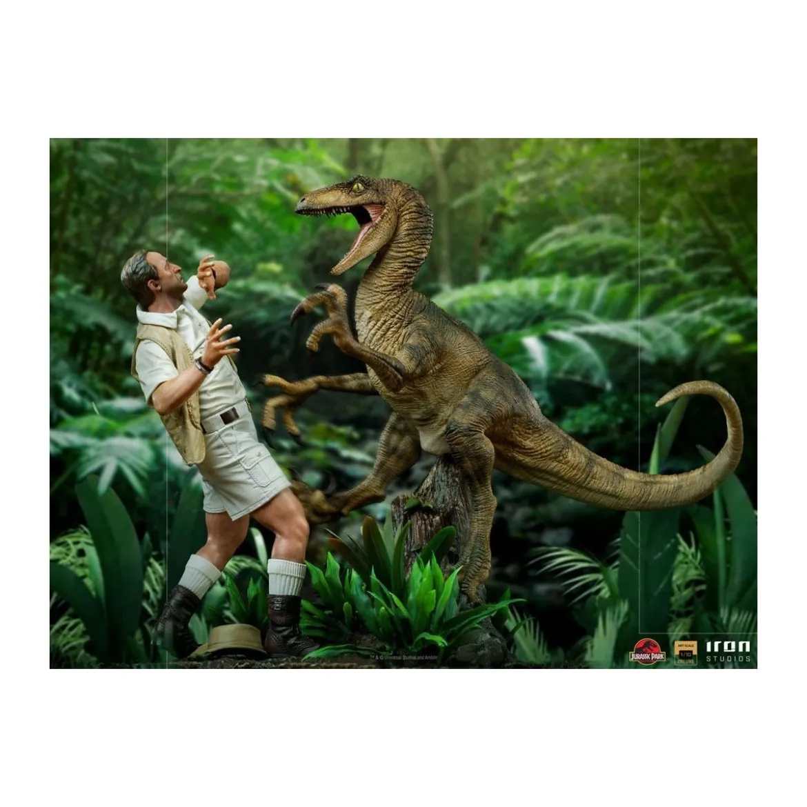 Iron Studios - Clever Girl - Jurassic Park 1/10 Deluxe Art Scale