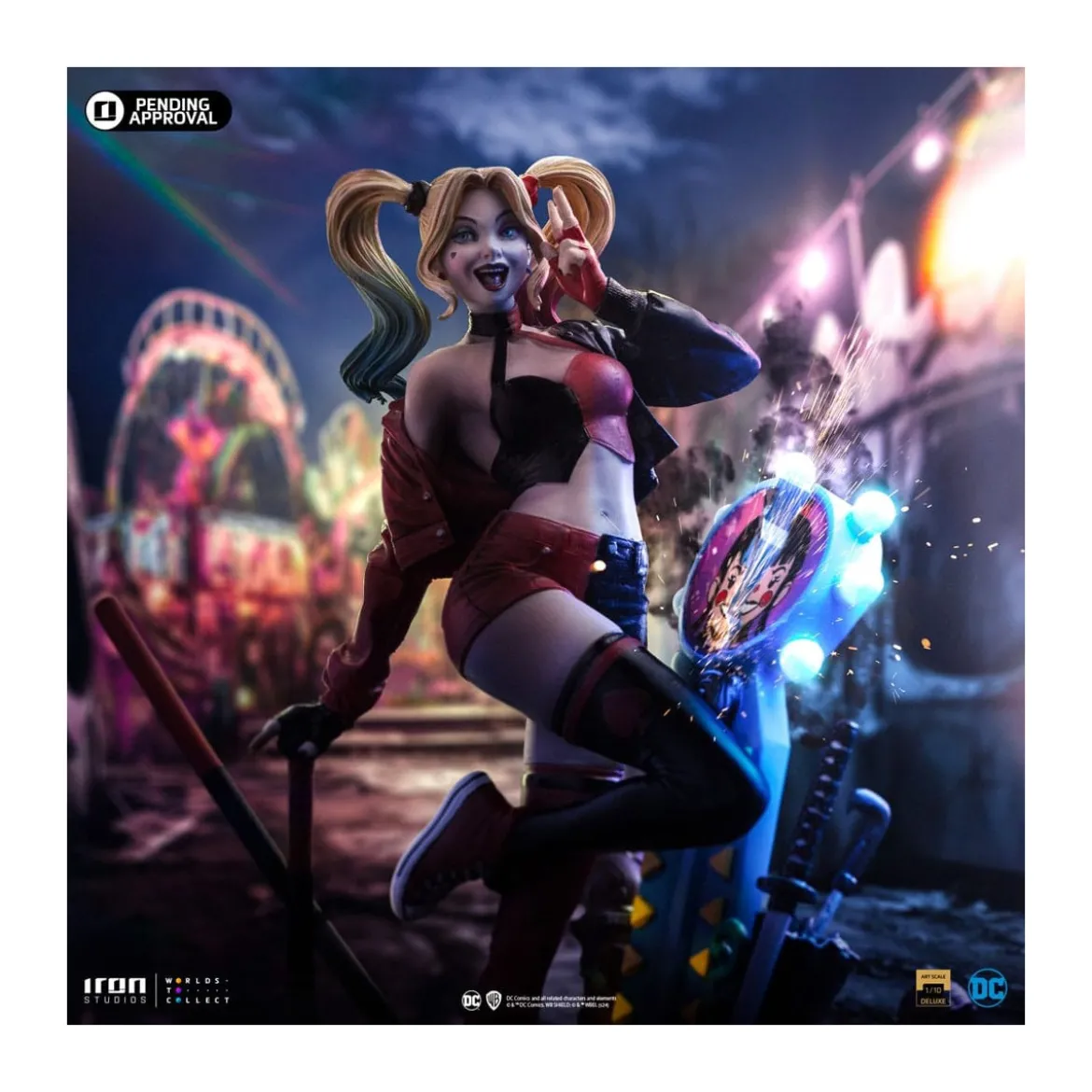Iron Studios DC Comics - Harley Quinn (Gotham City Sirens) Deluxe Arts Scale 1/10