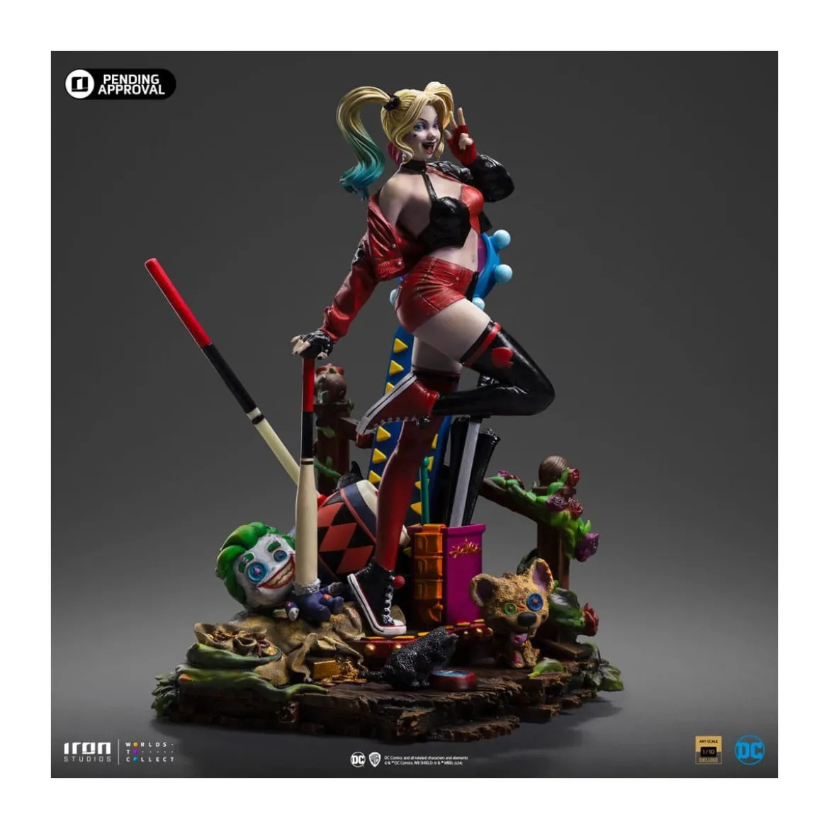 Iron Studios DC Comics - Harley Quinn (Gotham City Sirens) Deluxe Arts Scale 1/10