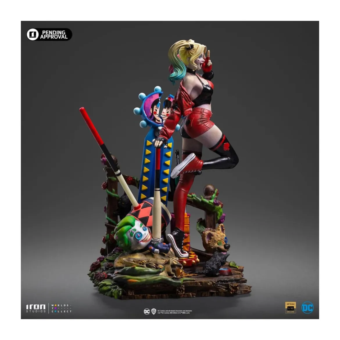Iron Studios DC Comics - Harley Quinn (Gotham City Sirens) Deluxe Arts Scale 1/10