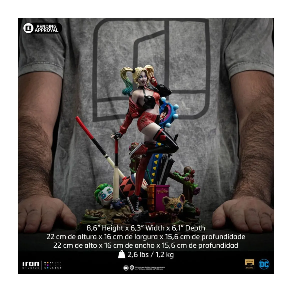 Iron Studios DC Comics - Harley Quinn (Gotham City Sirens) Deluxe Arts Scale 1/10