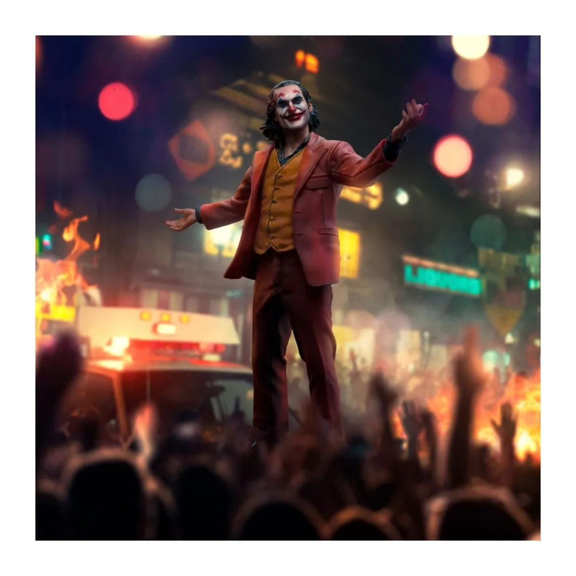 Iron Studios DC Comics - Joker (Arthur Fleck) Deluxe Arts Scale 1/10