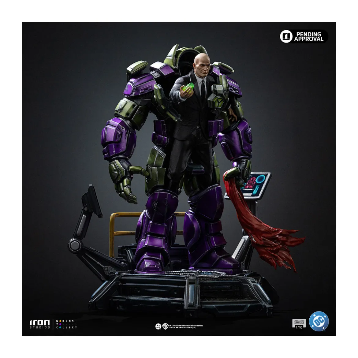 Iron Studios - Dc Comics Superman - Lex Luthor Unleashed Art Scale 1/10