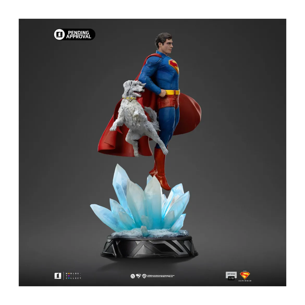 Iron Studios - DCU Superman - Superman & Krypto Art Scale Art Scale 1/10