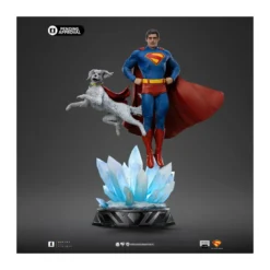 Iron Studios - DCU Superman - Superman & Krypto Art Scale Art Scale 1/10