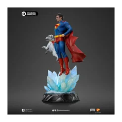 Iron Studios - DCU Superman - Superman & Krypto Art Scale Art Scale 1/10
