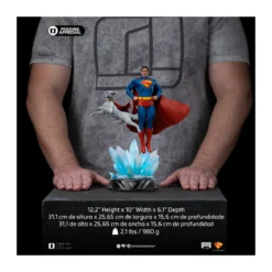 Iron Studios - DCU Superman - Superman & Krypto Art Scale Art Scale 1/10