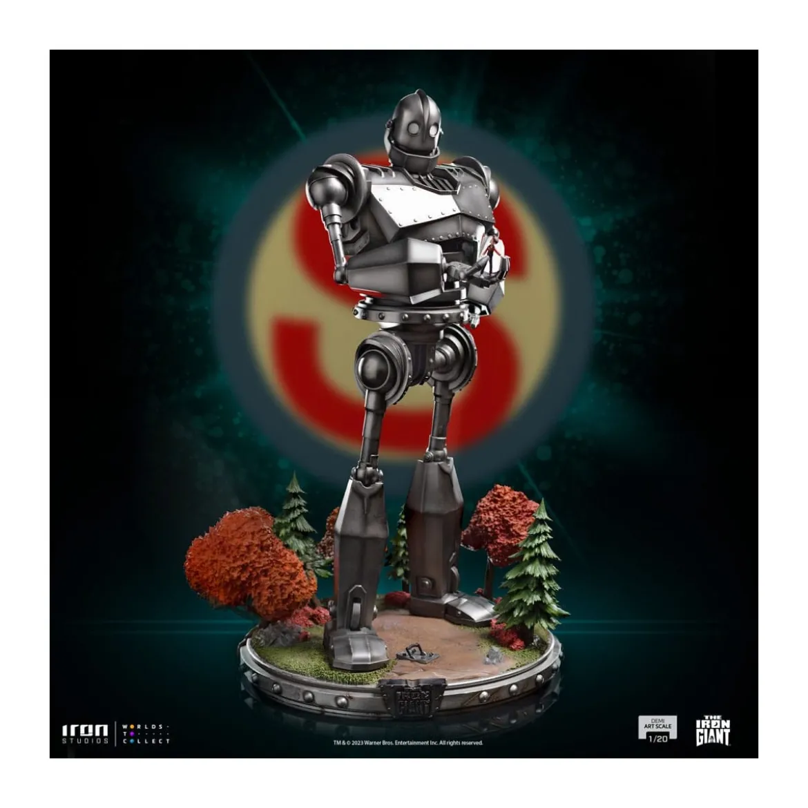 Iron Studios - Demi Art Scale 1/20 - Le Géant de fer statuette Iron Giant & Hogarth Hughes